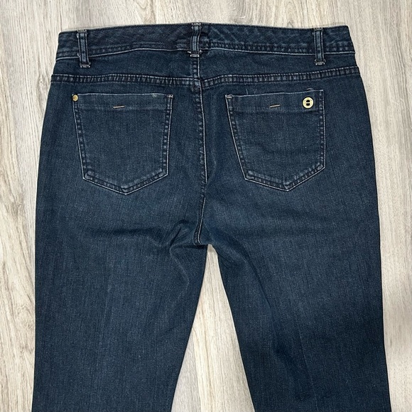 Tommy Hilfiger Curvy Boot Mid Rise Dark Wash Jeans Bootcut Stretch Denim Size 10 - Picture 11 of 12